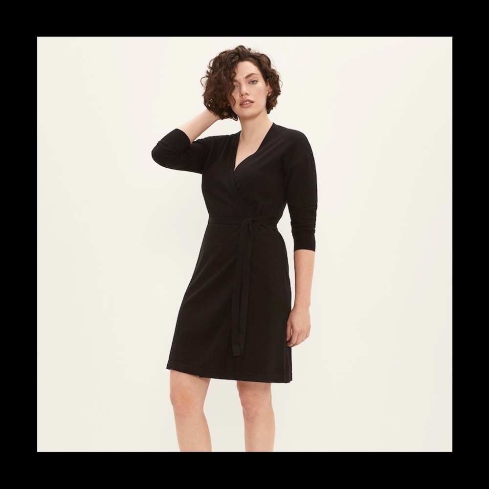 Wrap-around dress-Frank and Oak